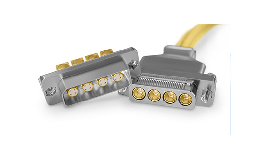 坚固的D-Sub-带有Twinax / Quadrax触点-100欧姆正交和/或差分对双芯同轴 坚固的D-Sub-带有Twinax / Quadrax触点-100欧姆正交和/或差分对双芯同轴