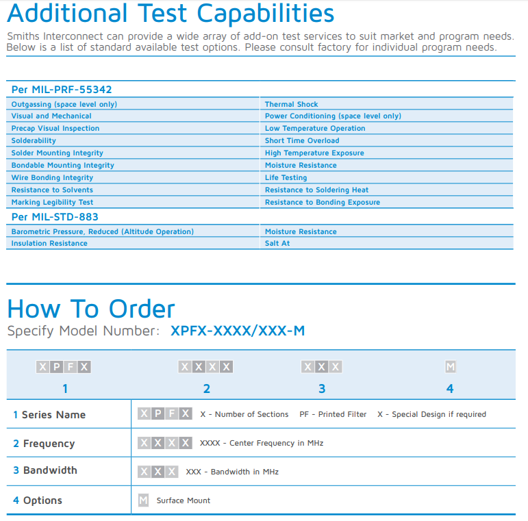 板级陶瓷厚膜射频滤波器-西安福川电子科技-平面X滤镜系列