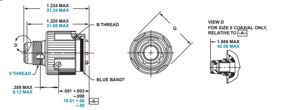 D38999 / 20KC35PN-安费诺连接器-西安福川电子科技