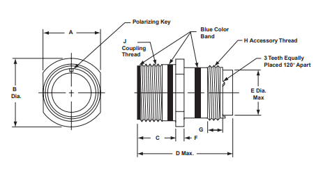 MS3450KS10SL-3P-安费诺连接器-西安福川电子科技