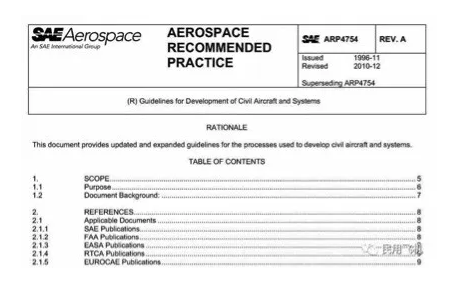 SAE ARP 4754A-民用飞机系统研发指导-西安福川电子科技