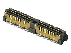 0.635 mm Q2™带护罩接地型连接器针脚料带