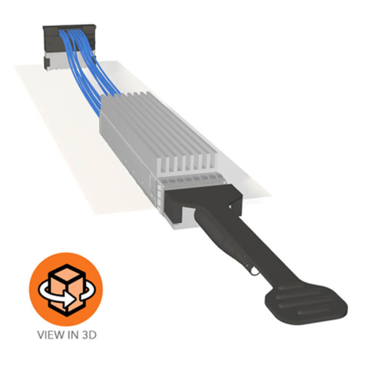 Flyover® QSFP28航空电缆-航空电缆-西安福川电子科技
