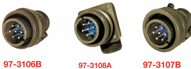 MS3106A18-12PZ圆形工业连接器-欺负你连接器-西安福川电子科技
