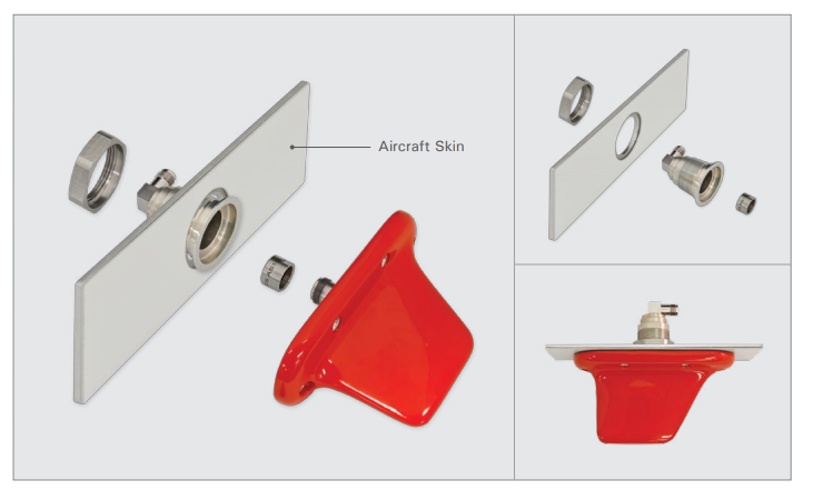 AS101-01-FlightGear™-盲配合天线连接器