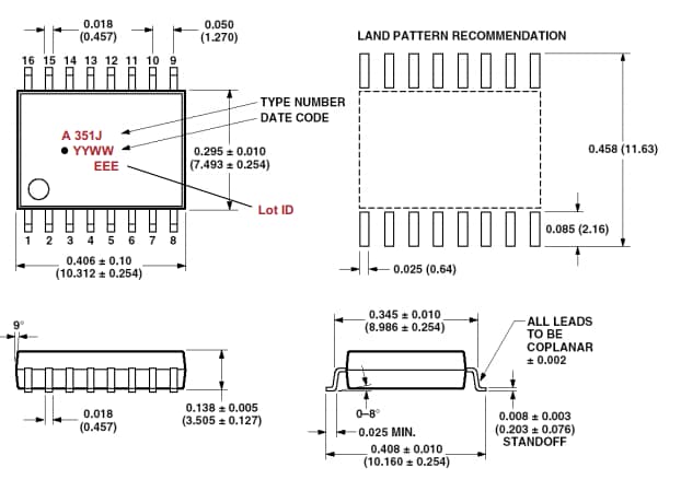 Broadcom-ACPL-351J-5A栅极驱动器光耦合器