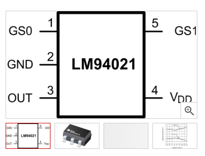 LM94021集成电路温度传感器-西安福川电子科技