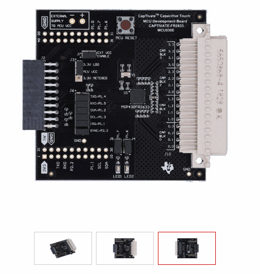 电容式触摸MSP430FR2633 MCU板-西安福川电子科技