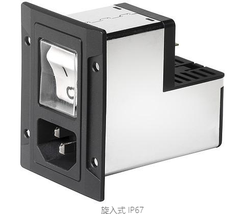 DG12 IEC-电器入口 C14 带过滤器-断路器 TA35