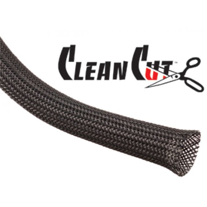 Techflex Clean Cut 1/8" 黑色套管-西安福川电子科技