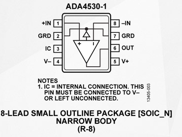 ADA4530-1输入偏置电流运算放大器-西安福川电子科技