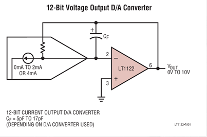 LT®1122 JFET-输入运算放大器-西安福川电子科技