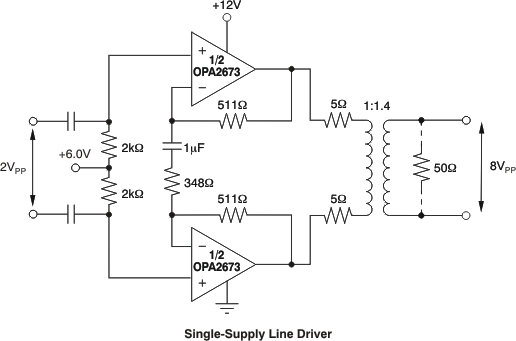 OPA2673-高输出电流放大器-具有有源离线控制的 PLC 线路驱动器