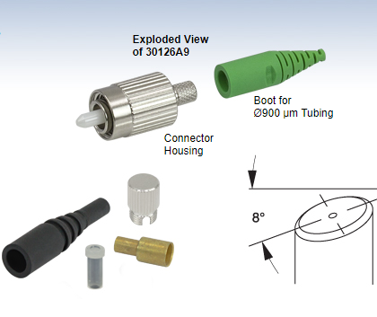 ThorlabsC/APC光纤接头-光纤单模连接器
