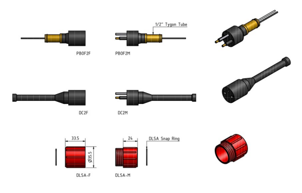 SUBCONN水密连接器-Circular系列-BH4F/DLSA-F