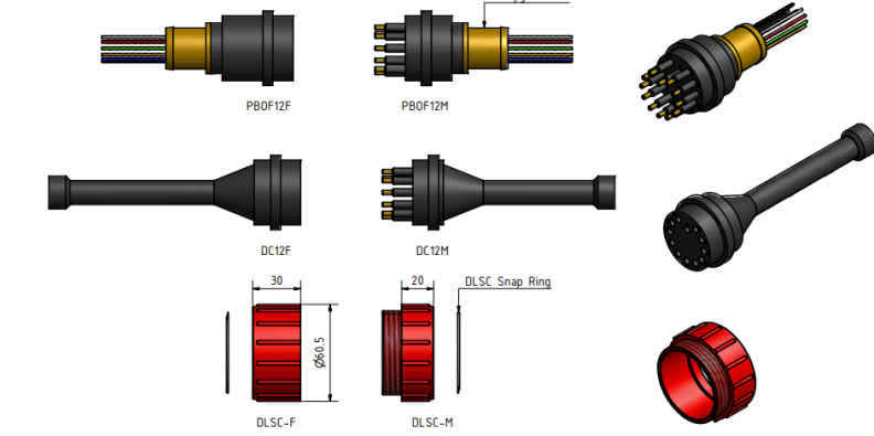 SUBCONN水密连接器-IL8M连接器-西安福川电子
