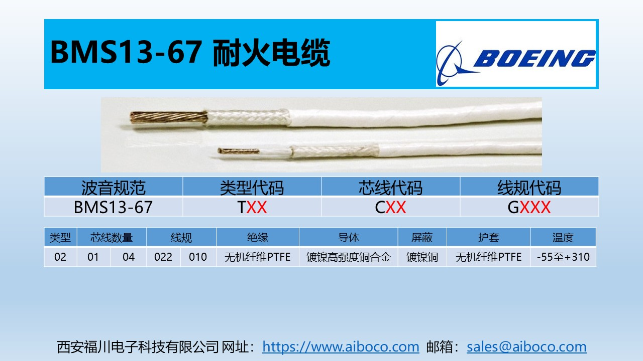 BMS13-67T02航天飞机电缆-西安福川电子科技