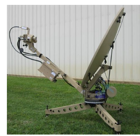 Sat-Lite Tech 1031 1.0M Motorized Carbon Fiber Flyaway Antenna-西安福川电子