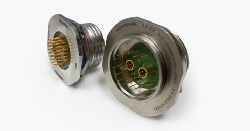 Amphenol MIL-DTL-38999 系列 III 型 PCB 气密连接器 Amphenol MIL-DTL-38999 系列 III 型 PCB 气密连接器