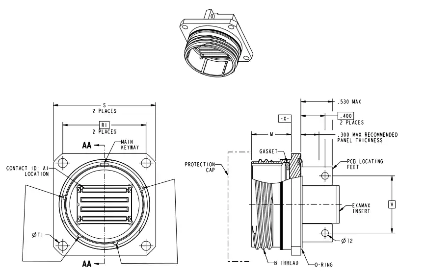 88-718918-32P1 Amphenol连接器-西安福川电子科技